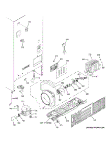 Machine Compartment parts for Ge Refrigerator XFE26JSMBFSS from AppliancePartsPros.com
