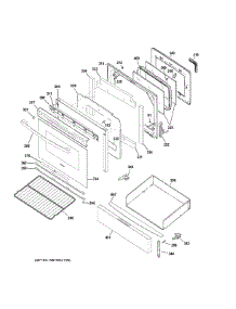 Door Drawer Parts parts for Ge Range XGB635DEK4BB from AppliancePartsPros.com