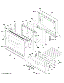 Door Drawer Parts parts for Ge Range XGBS400DM1BB from AppliancePartsPros.com