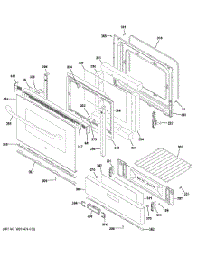 Door Drawer Parts parts for Ge Range XGF300SM2BB from AppliancePartsPros.com