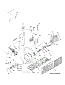 Machine Compartment parts for Ge Refrigerator XNE25JGKBFBB from AppliancePartsPros.com