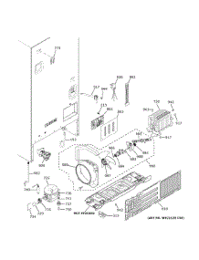 Machine Compartment parts for Ge Refrigerator XNE25JSKTFSS from AppliancePartsPros.com