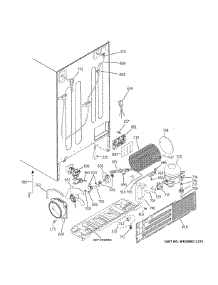 Machine Compartment parts for Ge Refrigerator XSS25GGPBCBB from AppliancePartsPros.com