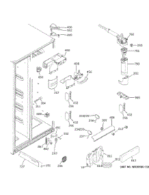 Fresh Food Section parts for Ge Refrigerator XSS25GYPJCFS from AppliancePartsPros.com