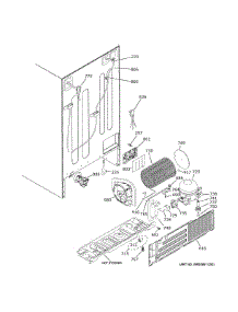Machine Compartment parts for Ge Refrigerator XSS25GYPJCFS from AppliancePartsPros.com