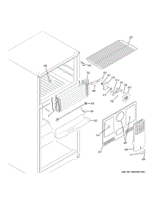 Freezer Section parts for Ge Refrigerator XTS18GTHSRWW from AppliancePartsPros.com