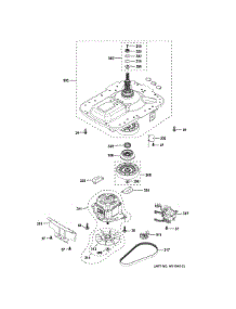 Motor Drive Assembly parts for Ge Dryer XUD27ESSM0WW from AppliancePartsPros.com