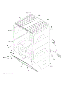 Dryer Cabinet parts for Ge Dryer XUD27GSSM1WW from AppliancePartsPros.com