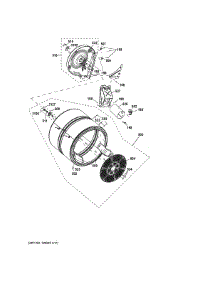 Drum parts for Ge Range YFD45GSPM1DG from AppliancePartsPros.com