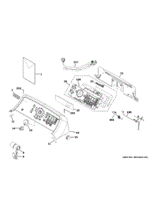 Controls Backsplash parts for Ge Washer YTW4514SN0WS from AppliancePartsPros.com