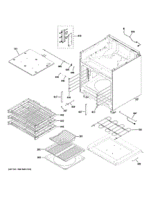 Oven Cavity Parts parts for Ge Cooktop ZDP304NT2SS from AppliancePartsPros.com