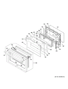 Door Assembly parts for Ge Cooktop ZDP366NT1SS from AppliancePartsPros.com