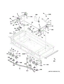 Gas Burner Parts parts for Ge Cooktop ZDP484NGN1SS from AppliancePartsPros.com