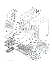 Oven Cavity Parts parts for Ge Cooktop ZDP484NGP8SS from AppliancePartsPros.com