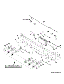 Control Panel parts for Ge Cooktop ZDP484NGT1SS from AppliancePartsPros.com