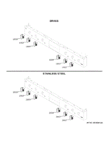 Monogram Customization parts for Ge Cooktop ZDP484NGT1SS from AppliancePartsPros.com