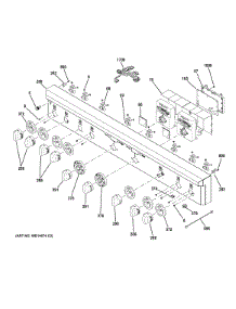 Control Panel parts for Ge Cooktop ZDP486NDP8SS from AppliancePartsPros.com