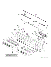 Control Panel parts for Ge Cooktop ZDP486NDT2SS from AppliancePartsPros.com