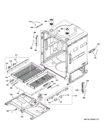 Body Parts 2 parts for Ge Dishwasher ZDT985SINCII from AppliancePartsPros.com