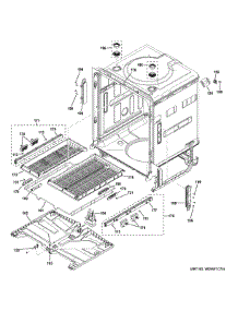 Body Parts 2 parts for Ge Dishwasher ZDT985SPN5SS from AppliancePartsPros.com