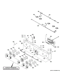 Control Panel parts for Ge Cooktop ZGP304NT2SS from AppliancePartsPros.com