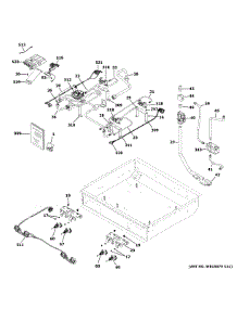 Gas & Burner Parts parts for Ge Cooktop ZGP304NT2SS from AppliancePartsPros.com