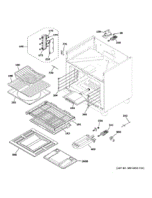 Oven Cavity Parts parts for Ge Cooktop ZGP364NDN1SS from AppliancePartsPros.com
