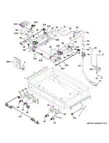 Gas & Burner Parts parts for Ge Cooktop ZGP364NDT2SS from AppliancePartsPros.com