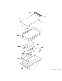 Griddle Assembly parts for Ge Cooktop ZGP364NDT2SS from AppliancePartsPros.com
