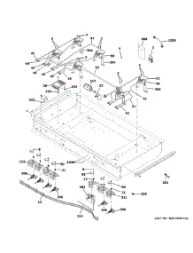 Gas Burner Parts parts for Ge Cooktop ZGP486NDN1SS from AppliancePartsPros.com