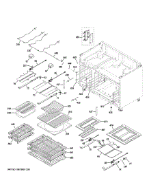 Oven Cavity Parts parts for Ge Cooktop ZGP486NDT1SS from AppliancePartsPros.com