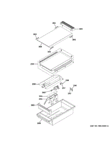 Griddle Assembly parts for Ge Cooktop ZGP486NDT2SS from AppliancePartsPros.com