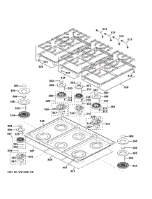 Cooktop parts for Ge Cooktop ZGP486NDT2SS from AppliancePartsPros.com