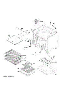 Oven Cavity Parts parts for Ge Range ZHP365ETV2SS from AppliancePartsPros.com