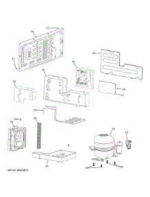Machine Compartment parts for Ge Refrigerator ZIBC24PWBII from AppliancePartsPros.com