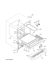 Cabinet Shelves parts for Ge Refrigerator ZIBI240HCII from AppliancePartsPros.com