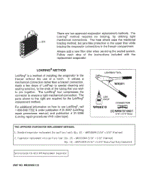 Evaporator Instructions parts for Ge Refrigerator ZIC30GNNAII from AppliancePartsPros.com