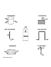 Lokring Connectors parts for Ge Refrigerator ZIC30GNNAII from AppliancePartsPros.com