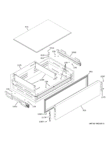 Convertible Drawer parts for Ge Refrigerator ZIC363IPVBRH from AppliancePartsPros.com