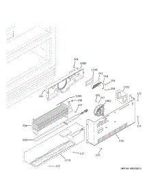 Freezer Section parts for Ge Refrigerator ZIC363IPVBRH from AppliancePartsPros.com