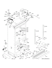 Case Parts parts for Ge Refrigerator ZIC363NBVBLH from AppliancePartsPros.com