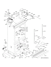 Case Parts parts for Ge Refrigerator ZIC363NBVBLH from AppliancePartsPros.com