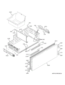Freezer Drawer parts for Ge Refrigerator ZIC363NBVBRH from AppliancePartsPros.com