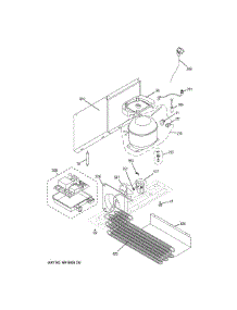 Machine Compartment parts for Ge Refrigerator ZIDI240HBII from AppliancePartsPros.com