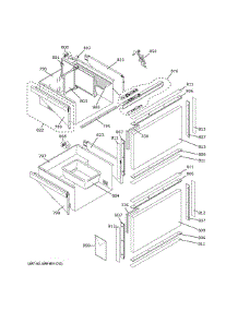 Doors parts for Ge Refrigerator ZIDI240HBII from AppliancePartsPros.com