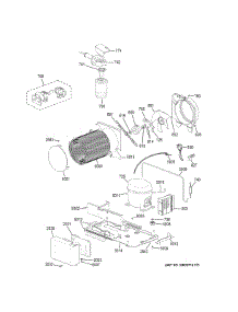 Machine Compartment parts for Ge Refrigerator ZIF360NNBLH from AppliancePartsPros.com