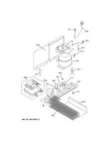 Machine Compartment parts for Ge Refrigerator ZIFI240HDII from AppliancePartsPros.com