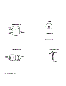 Lokring Connectors parts for Ge Refrigerator ZIFS240NDSS from AppliancePartsPros.com