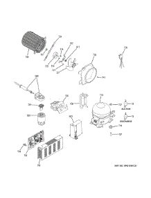 Machine Compartment parts for Ge Refrigerator ZIPS360NNGSS from AppliancePartsPros.com