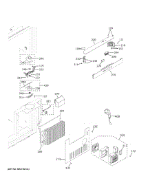 Fresh Food Section parts for Ge Refrigerator ZIR301NBRAII from AppliancePartsPros.com